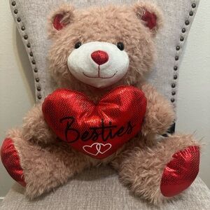 Adorable Plush Bear with Heart